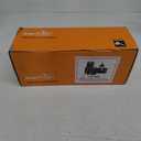 SnapFresh Cordless Leaf Blower - 20V Electric Leaf Blower with 2.0 Ah Battery and Charger - Lightweight 2-Speed Leaf Blower for Lawn Care and Yard/Garden/Patio Cleaning (Orange)