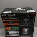 AIRMSEN Grind & Brew Coffee Maker with Built-In Grinder 5-Cup