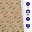 CANOPUS Double Sided Transfer Sheet, 468MP Adhesive Transfer Tape, 10in x 10in (5-Pack)