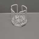 Retractable Dish Oganizer,Simplicity ABS and PP Material RV Dish Storage Bowl Holder,White Bowl Organizer for Kitchen Cabinets Chopsticks Storage Rack