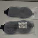 MABAO 2 Packs Sleep Mask for Side Sleeper, Eye Mask for Sleeping Women Men, 3D Contoured Cup No Eye Pressure 100% Light Blocking Sleeping Mask with Adjustable Strap Night Blindfold Flight, Nap, Black