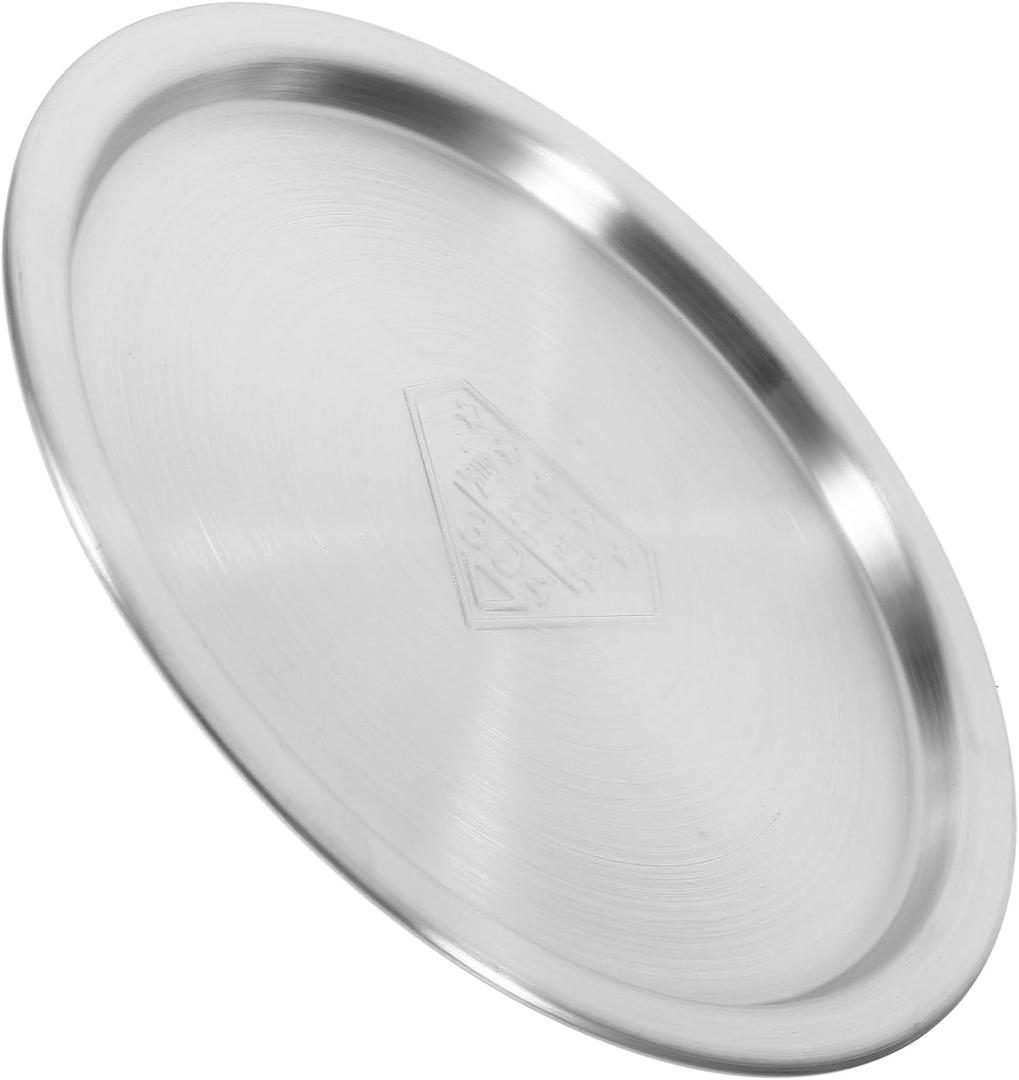 BESTOYARD 7.08 Inch Stainless Steel Pot Lid Reusable Fresh Preservation Cover for Large Bowls Pan Jar Oil Pot Kitchen Accessory