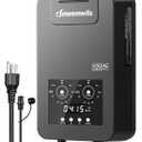 DEWENWILS 300W Low Voltage Landscape Transformer, 120V AC to 12V/14V AC, Landscape Lighting Transformer with Timer & Photocell Sensor, Outdoor Weatherproof Landscape Transformer,2 Zone