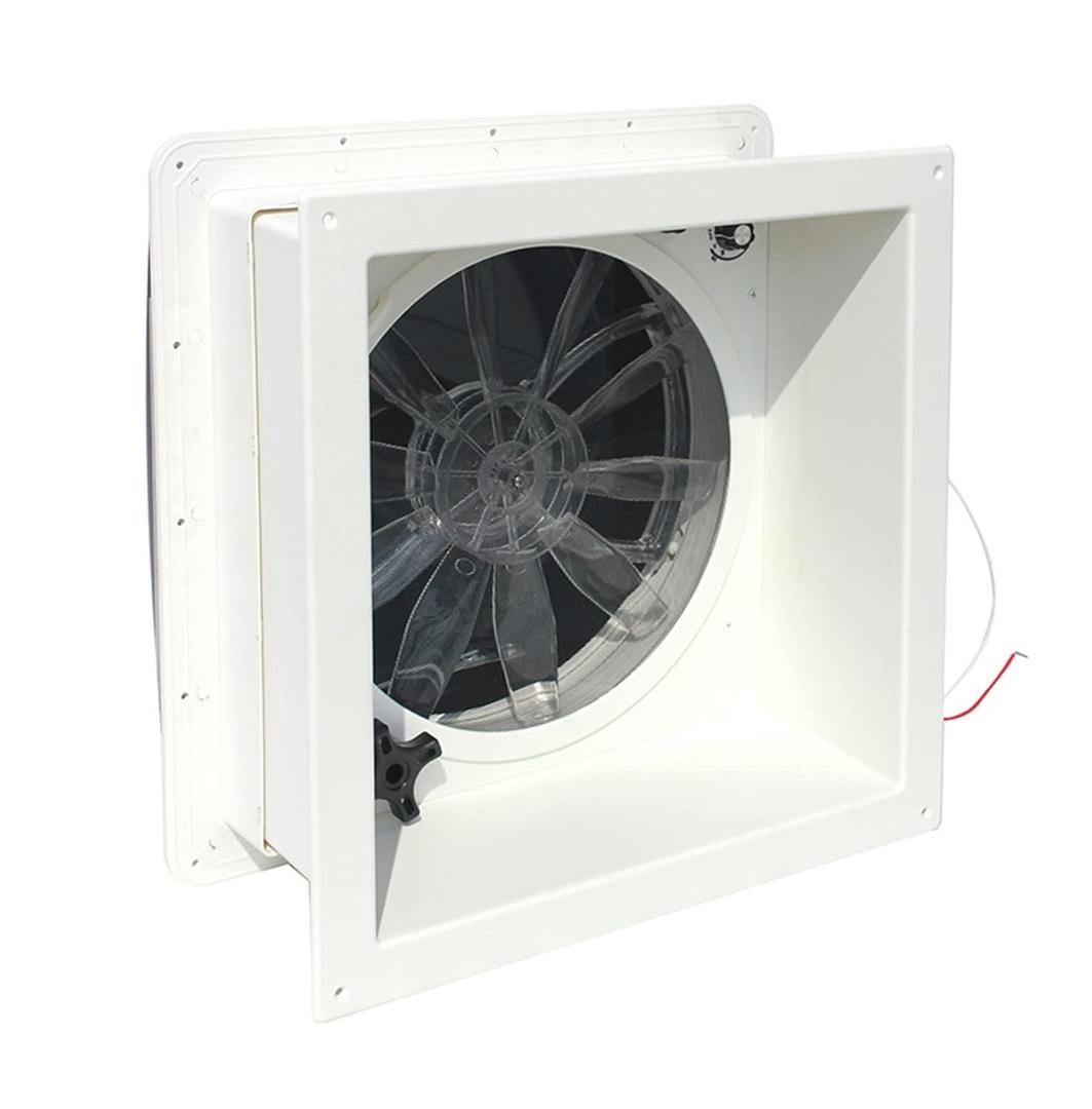 RV Exhaust Fan, Ventilation Exhaust Fan Self-Induction Accessories Two-Way Belt Trailer Ventilation Exhaust Fan RV Ventilation Fan Trailer Car