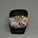 Caliart Art Markers, 41 Colors Alcohol Based Markers Pen Set Colored Dual Tip Fine & Chisel Permanent for Adults Coloring Book Drawing Illustration Sketch Highlighters Card Making