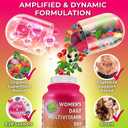 Women's Daily Multivitamin 50 Plus - Vegan Methylated Multivitamin for Women 50 and Over with Biotin, Organic Superfoods & Lutein - Eye, Energy, Gut & Optimal Health Support - Easy to Swallow 60 Capsules BBD: 12-2027