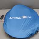 Anngrowy Pop Up Privacy Shower Tent - Portable Outdoor Camping Bathroom Toilet Changing Dressing Room - UPF40+ Waterproof (Blue)