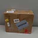 Furnulem 5 Drawer Dresser for Bedroom, Tall Nightstand with Led Light and Charging Station, Small Night Stand Bedside Table, Fabric Bins, Metal Frame, Wood Shelf, Side Furniture(Rustic Brown)