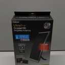 General Electric Crystal Amplified HDTV Antenna, 50-mile Range, VHF 1080P 4K, Black, 48732