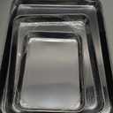 3 Pack Stainless Steel Baking Sheets - Non Stick Cookie Sheets & Pans for Oven, No Coating, Warp-Resistant & Dishwasher Safe, 9/12/16 Inch