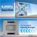 Window Cleaning Robot,9000Pa Sauction & 75N Cleaning Force with 4 Water Spray Support 5 Cleaning Modes & Remote Control,Window Cleaner Robot for Wet Cleaning Frame & Frameless Windows & Tiles
