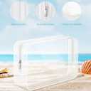 Morfone Travel Bottles for Toiletries, 3oz Tsa Approved Travel Size Containers Leak Proof Squeezable Travel Accessories Refillable for Shampoo Conditioner Lotion Liquids(Brown)