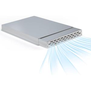 Floor Vent Extender for Under Furniture  Durable Metal Aluminum Alloy Extender, Heat-Resistant up to 570F, Adjustable 1632" Length, Stable, Improves Airflow for Sofa, Bed, Dresser, Bookcase