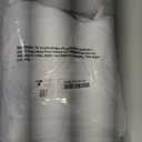 Inhousolu No Hook Shower Curtain with Snap-in Fabric Liner, Waffle Weave 230 GSM Polyester, Weighted Hem, Water Repellent Washable, Mesh Top Window 72" W x 78" L White
