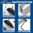 Manual Piston Ring Filer includes 120 Grit Carbide Grinding Wheel Replace 66785 66786