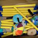 Puppy Play Gym with Five Hanging Toys and Lightweight PVC Frame