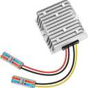 10A 120W Golf Cart 18V 20V 24V 36V 48V Step Down to DC 12V Converter Voltage Regulator Reducer Power Buck Converter Waterproof Transformer(DC 16-58V Inputs