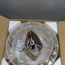 18" Semi Flush Mount Ceiling Light with Fabric Lampshade Modern Drum Ceiling Lamp Black Ceiling Light Fixture for Dining Room Kitchen Bedroom Living Room