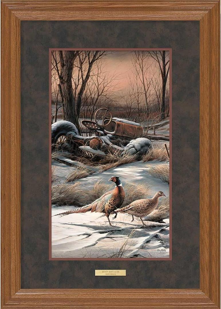 Wild Wings Morning Solitude Framed Encore Print by Terry Redlin