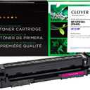 Clover Remanufactured Toner Cartridge Replacement for HP CF513A (HP 204A) | Magenta (900)
