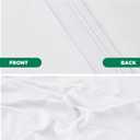 Biscaynebay Decorative Box Spring Cover King & Cal King Size, White Luxurious Jersey Knitting Stretchy Wrap Around 4 Sides Bed Skirt for Home/Hotels, Easy Fit Wrinkle & Fade Free Machine Washable