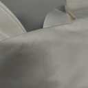 Uhnice Flower Girl Satin Dress Sleeveless Dresses with Detachable Bow for Wedding Party (4-5T, Cream)