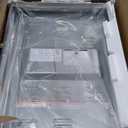 RANGAIRE RRE241TS 24" Electric Range with 4 Burners, 3.0 cu. Ft. Capacity, Freestanding Slide-in AirFry, Convection Oven, Easy Reach Racks, Soft Close Door, Clock and Timer, Stainless Steel