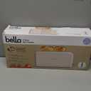 bella 2 Slice Slim Toaster, Fits-anywhere Kitchenware, 6 Setting Shade Control with Reheat & Cancel Buttons, Fits sourdough, 10 Long Slot, Anti Jam & Auto Shutoff, 900 Watt, Oatmilk