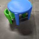 Little Tikes Bright 'n Bold Table & Chairs, Green/Blue, 24 x 24 x 18