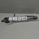 MEXAU Black Shower Curtain Rod 30 To 64 Inch Tension Shower Rod For Bathroom 7/8" Adjustable Spring Curtain Rod No Drilling Spring Curtain Rod Black Tension Tension Rods for Windows Doorway Closet