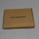 SPOTMINDERS Apple MFI Certified Wallet Tracking Card Black 4-Pack - Works with Apple Find My Rechargeable Tracker IP68 Waterproof 0.07in Slim iPhone Item Finder Smartcard for Luggage Tags Purse Keys