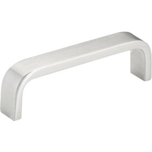 Richelieu Hardware BP245170 Pavia Collection 3 3/4-inch (96 mm) Center-to-Center Stainless Steel Modern Cabinet and Drawer Pull Handle for Kitchen, Bathroom, and Furniture