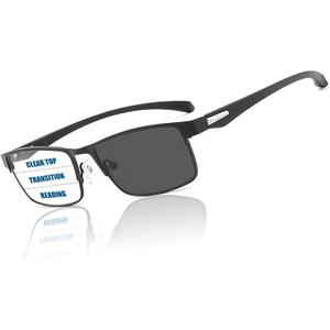 Photochromic Progressive Multifocus Reading Glasses Men Transition Blue Light Blocking Multifocal Computer Readers