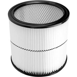 A FABLE 17884 Vacuum Cartridge Filter Compatible with Craftsman 9-17884 17935 17937 17920 shopvac Replacement Part Fit 6 Gallon and Larger Wet Dry Vacs (17884 1pack)