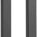 TOGU TG-6018 24 inches Solid Standoffs Heavy-Duty Commercial Grade-304 Stainless Steel Push Pull Door Handle/Barn Door Pull Handle/Glass Pulls, Matte Black Finish