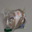 pinkblume 1st Birthday Burlap Photo Banner Garland Handmade Felt from Newborn to 12 Months with Gradient Blue Ribbon for Monthly Milestones Baby Boy First Birthday Party Decorations Supplies