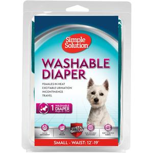 Simple Solution Washable Female Dog Diaper, Small, 1 pack