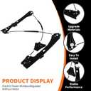 740-966 Front Left Driver Side Window Regulator Compatible with Jetta 2011-2018 Replace#5C6837461L (Left)