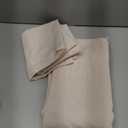 Linen Curtains 45 Inch Length for Kitchen Back Tab Rod Pocket Semi Sheer Light Filtering Short Mini Curtain Boho Modern Farmhouse Drapes for Bath Room Cafe Solid Living Room 52Wx45L Linen 2 Panels