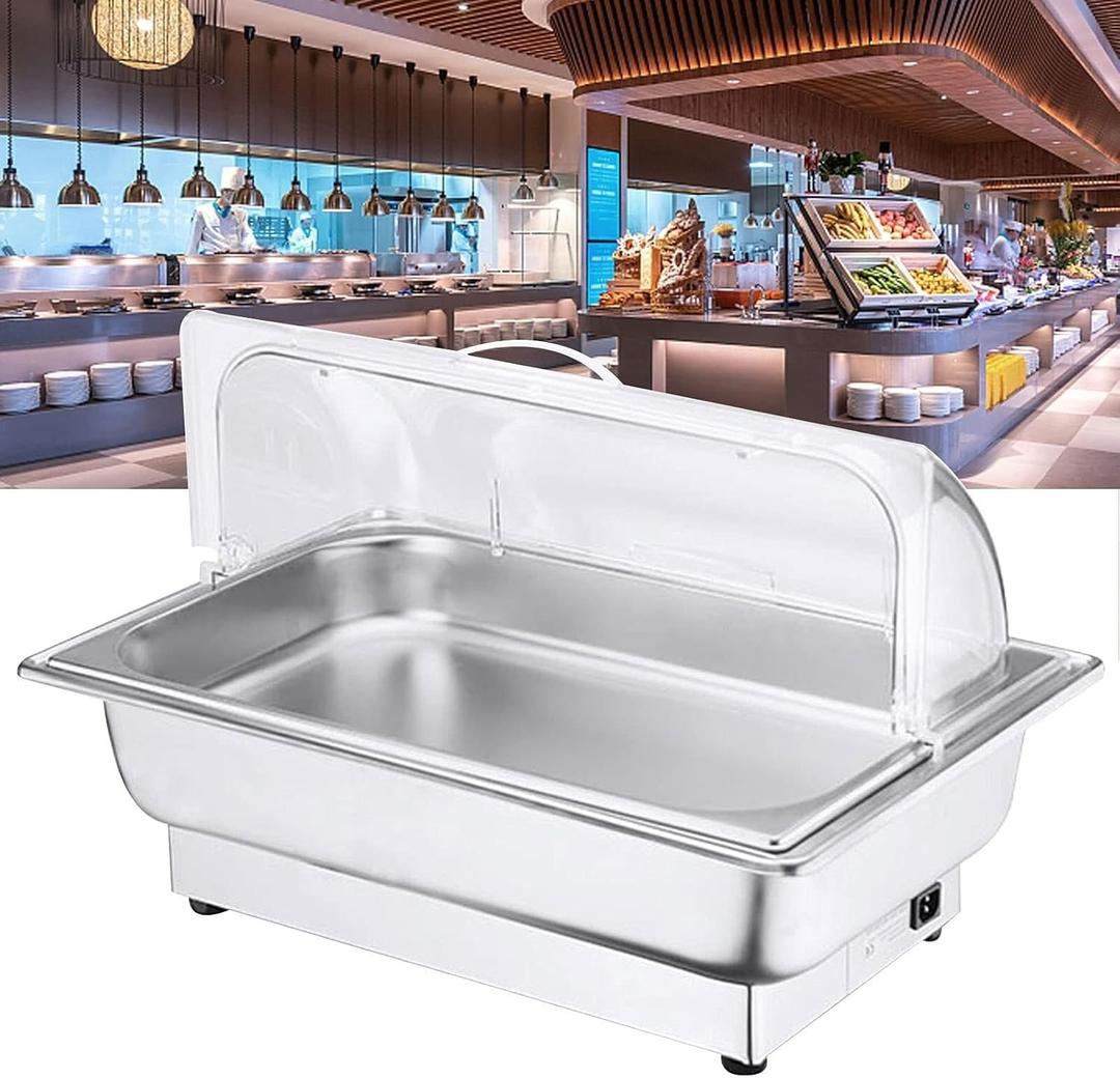 Commercial Buffet r - Stainless Steel Electric Chafing Dishes, Adjustable Temperature, 9L 13L, Keep Food Warm for Parties, Long Time,A-13l-Full Size Commercial Buffet r - Stainless Steel Electric Chafing Dishes, Adjustable Temperature, 9L 13L, Keep Food Warm for Parties, Long Time,A-13l-Full Size
