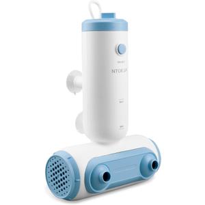 Bath Jets for Tub, Portable Jet Spa for Bathtub with Dual Hydro Jets, Bath Bubble Machine for Women Daily Relaxing Use (Blue)