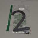 10 Inch Mailbox Numbers for Outside 2 - Easy Installation With Screw Set, Includes Hardware for Flush or Floating Mount, Frosted Matte Black Acrylic House Mailbox Numbers for Door, Exterior, Porch