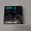 3D Fidget Slider Gun Toy for Kids Adults, Fidget Ring Pistol, Plastic 5 in 1 EDC Fidget Spinner Desk Toy for Stress Relief, Finger Hand Roller Gifts for Office Classroom Boys Men