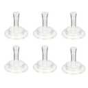 Sippy Straw Cup Nipples for Dr. Brown's Narrow Baby Bottle & Glass Bottles and Narrow Sippy Spout Bottles,Soft Silicone Transitional Nipple,Variable Flow, 6m+, 6 Count