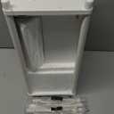 Kitsure Toilet Paper Holder Stand  Compact Bathroom Storage Cabinet for Extra Rolls and Small Items, Bathroom Organizers and Storage for Small Spaces, Living Room, Bedroom, 38.3" H, White