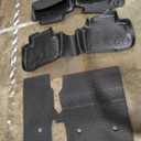 Mixsuper Floor Mats for Toyota RAV4 2025 2024-2019, Cargo Mat Backrest Mat for RAV4, All Weather 2 Row Floor Liners & Trunk Mat Accessories Set Black