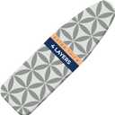 12 X 30 Tabletop Ironing Board Cover and Pad, Fits Small,Table Top and Mini Boards, Extra Thick Heavy Duty Padded with Extra White Superior Felt, Scorch and Stain Resistant with Elasticized Edges