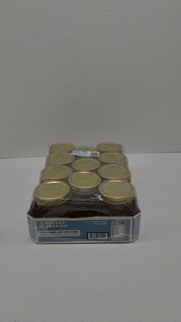 AH WIDE MOUNT CANNING JARS PINT 11PK