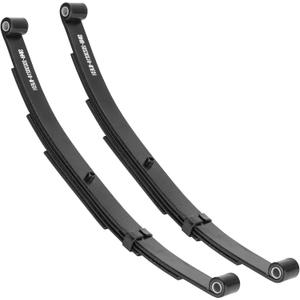 Trailer Leaf Spring 4 Leaf Double Eye 1750 lbs Cap for 3500 lbs Axle Suspension 25-1/4" Length fits for SW4B - Set 2