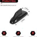 RT-TCZ Roof Antenna Cover Trim Decoration Exterior Accessories for Chevy Silverado/Suburban/Tahoe 2019-2024,for GMC Yukon/Sierra 2019-2024,Black Carbon Fiber